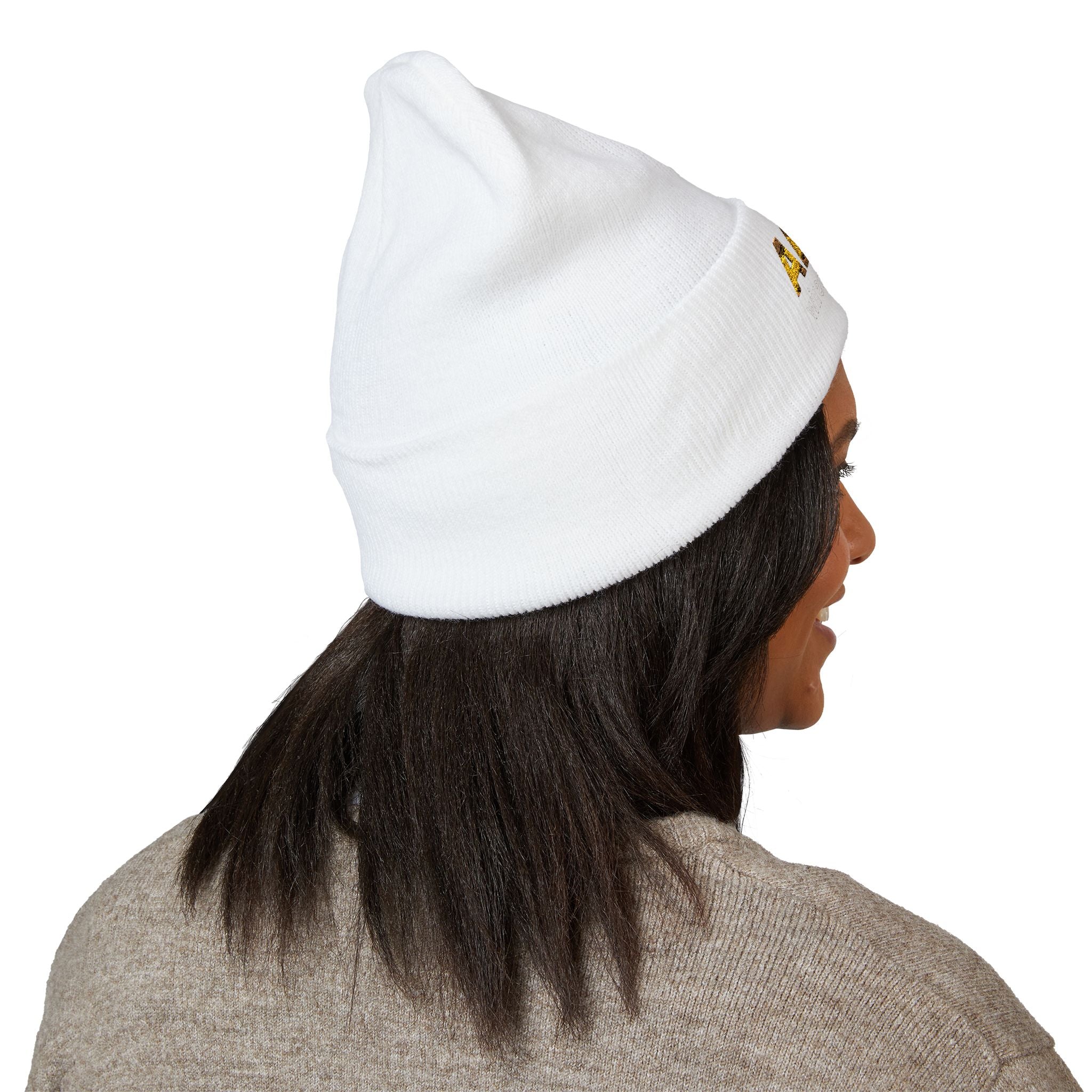 ADHD Embroidered Cuffed Beanie — Awareness Knit Hat