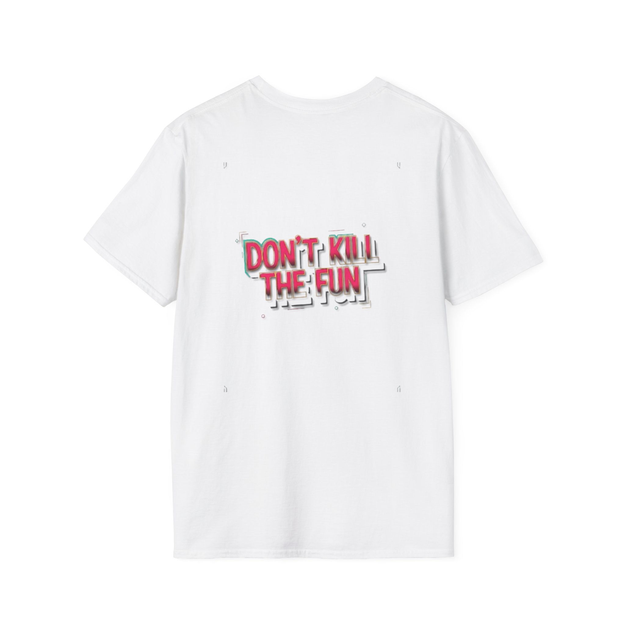 Crown Drip Graphic T-Shirt — Small Colorful Crown Chest Print