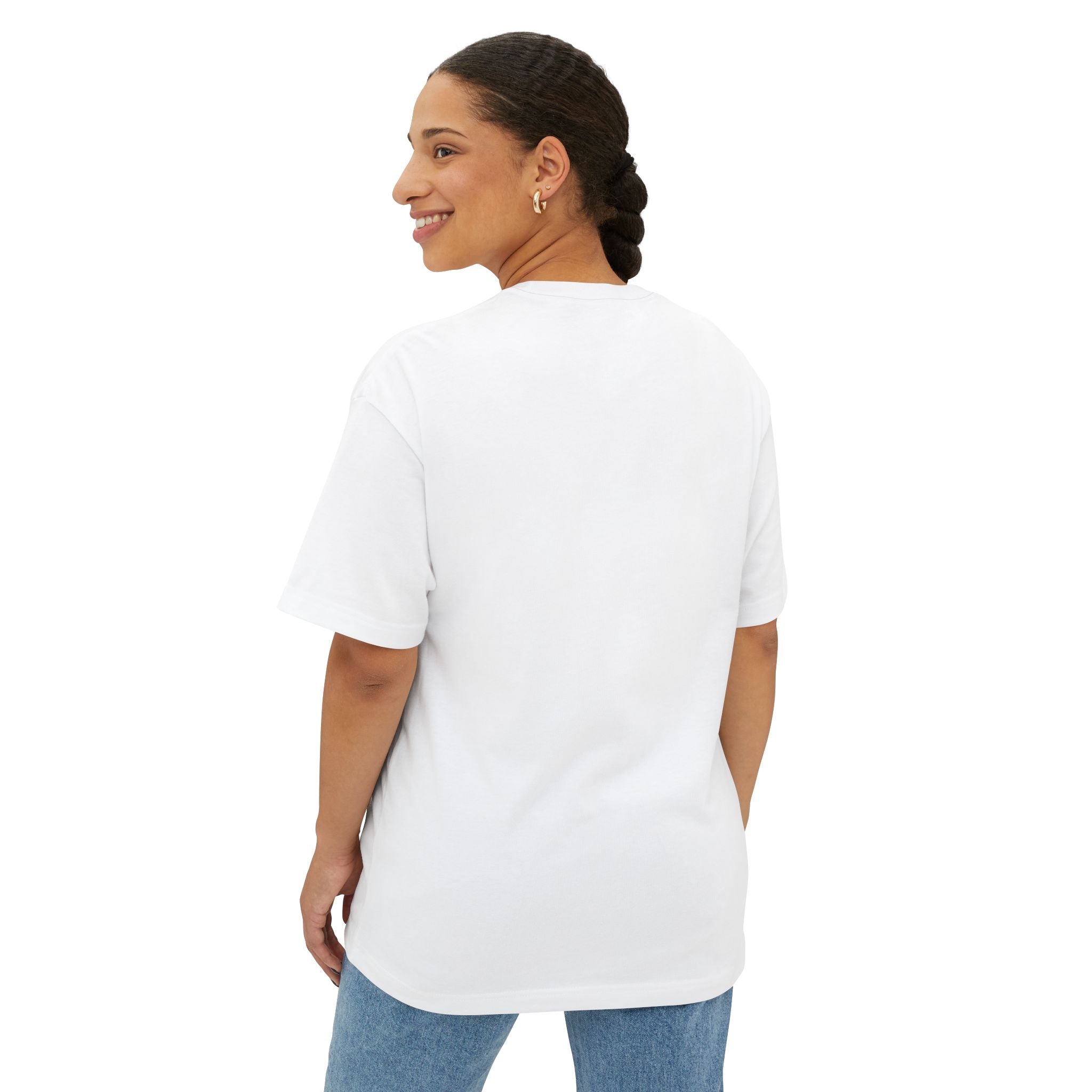 ADHD Gold Logo Tee — Oversized Boxy Casual Shirt