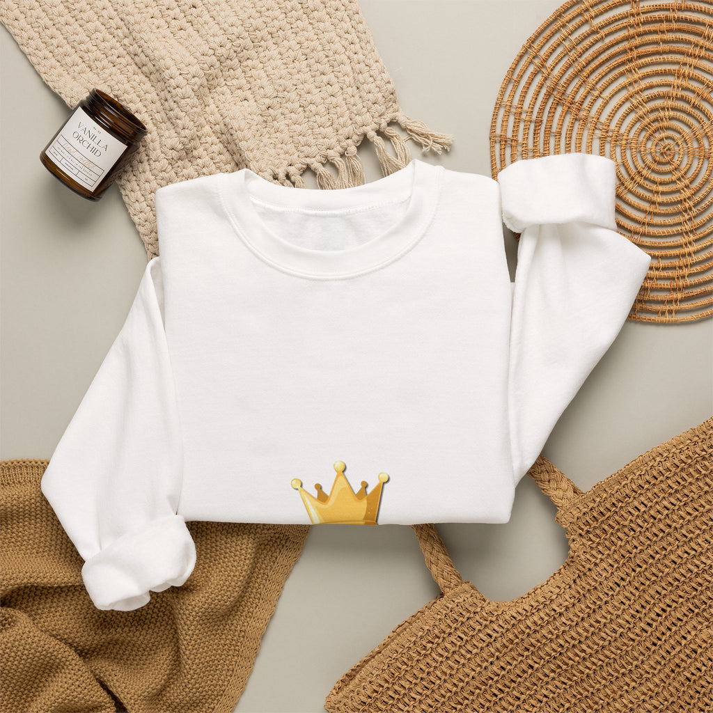 Crewneck Sweatshirt — 'Free Spirit' Graffiti Back Print