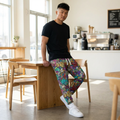 Graffiti Garden Joggers - Colorful Street Art Athletic Sweatpants