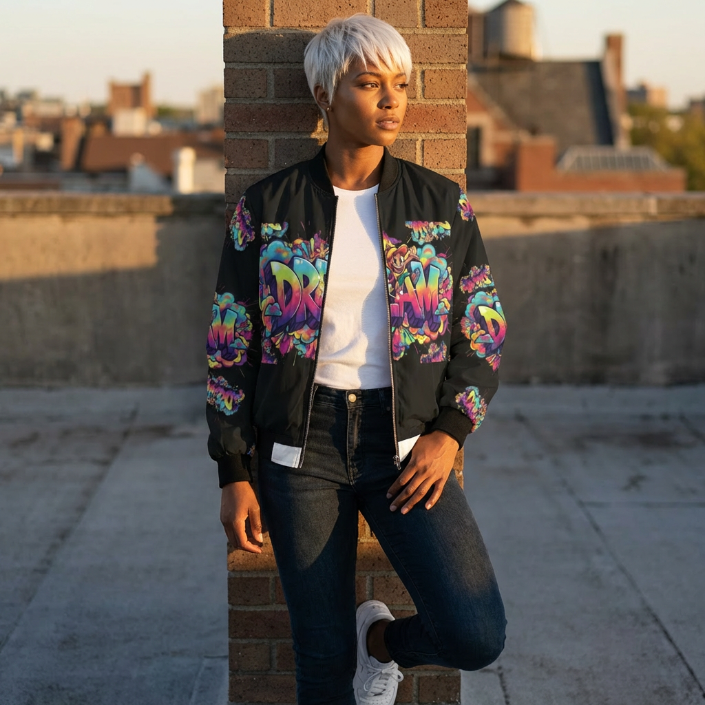 Dream Graffiti Bomber Jacket