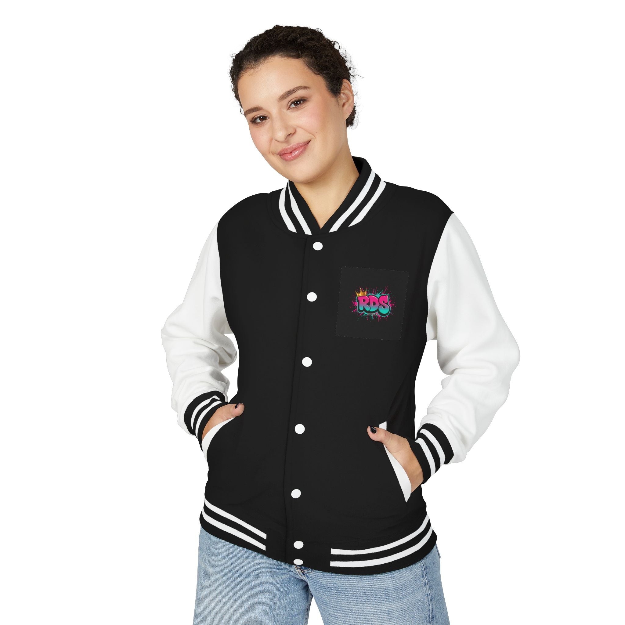 Letterman Jacket - 'Dreams' Neon Graffiti Varsity Jacket