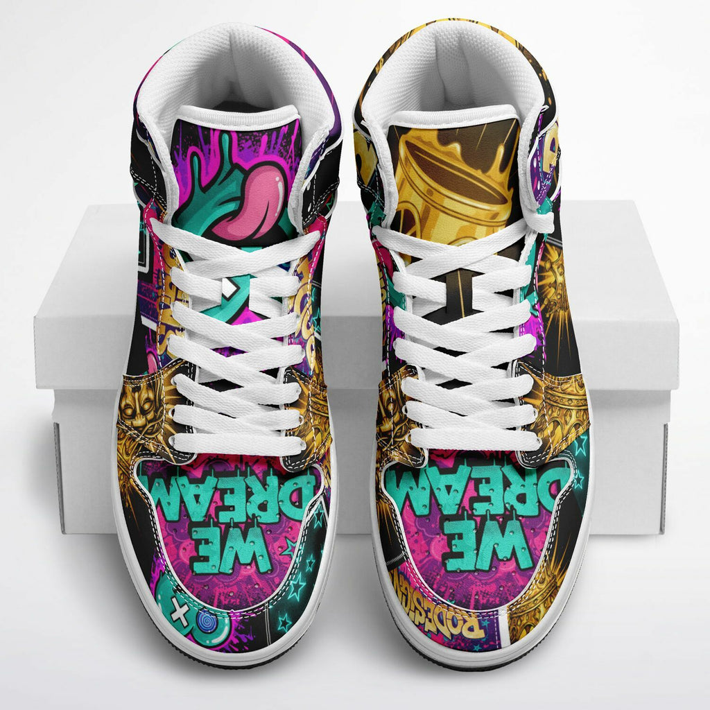 Dream Chasers — We Dream Patchwork Edition High Tops