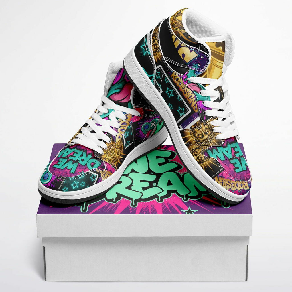 Dream Chasers — We Dream Patchwork Edition High Tops