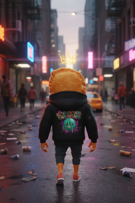 Three-Panel Fleece Hoodie — Let No One Kill Your Dreams | RODESIGN'S Street Art Edition