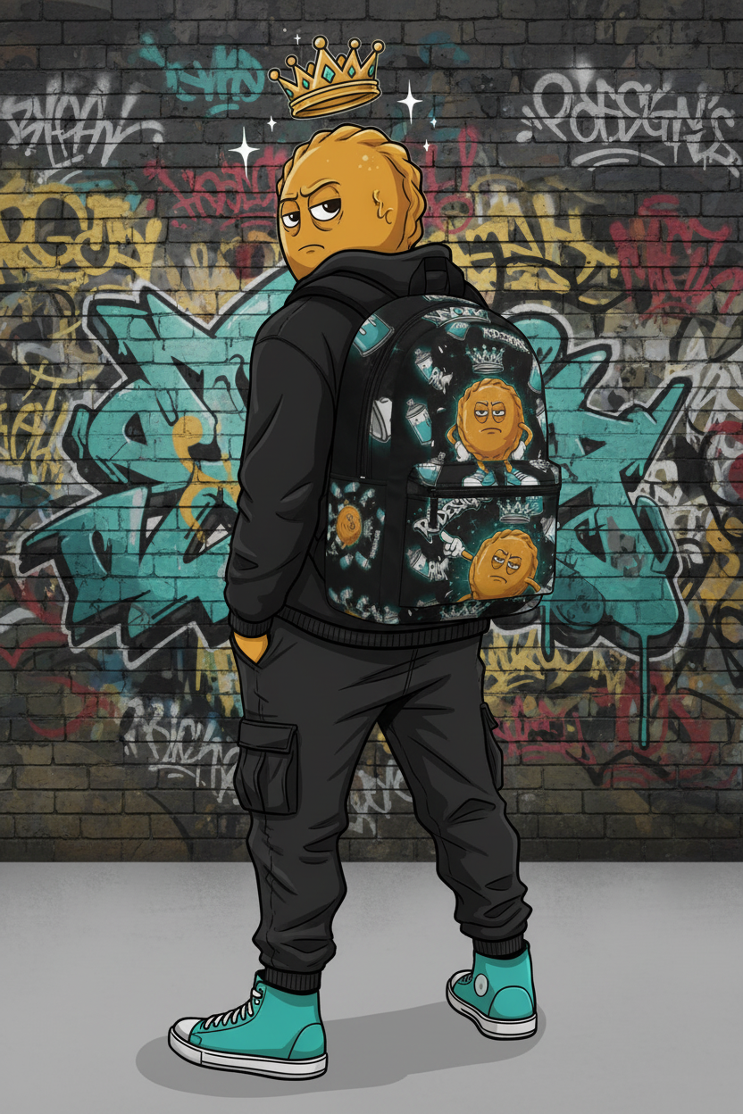 Mr Beef iced Crowed   Backpack ! Collectible stay cool Dreaming !