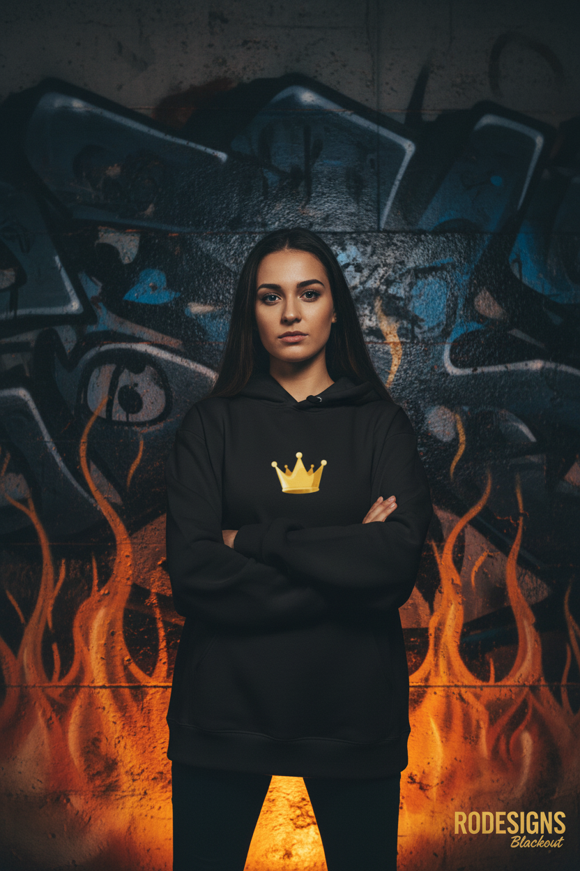 Blackout Woman Graffiti