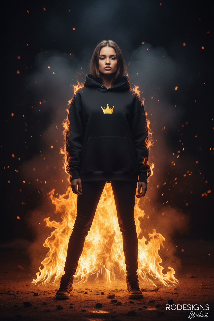 Blackout Woman Ring of Fire