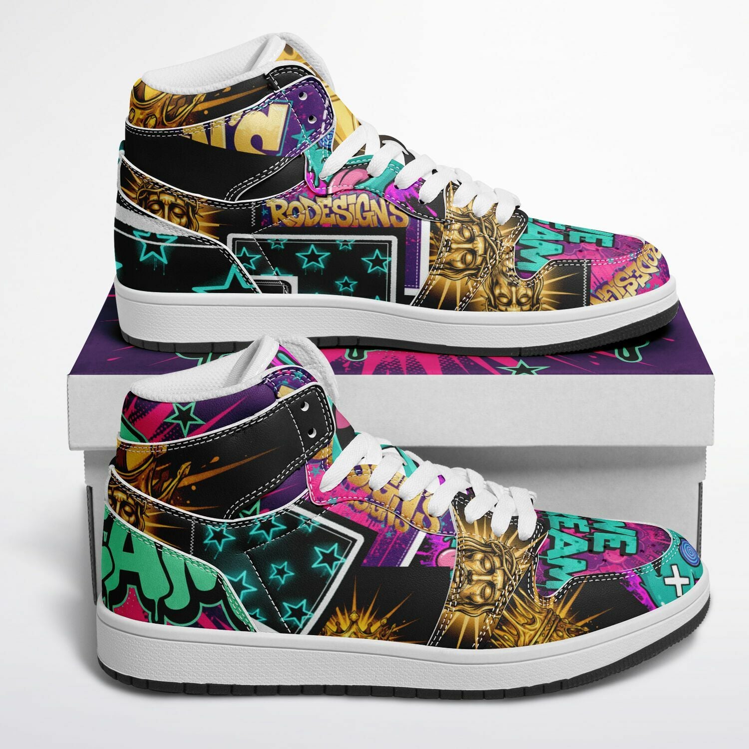 Dream Chasers — We Dream Patchwork Edition High Tops