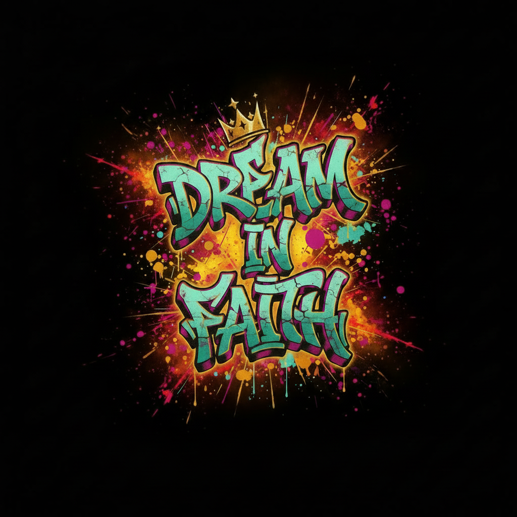 Dream In Faith  Hoodie — Graffiti Star Streetwear Pullover