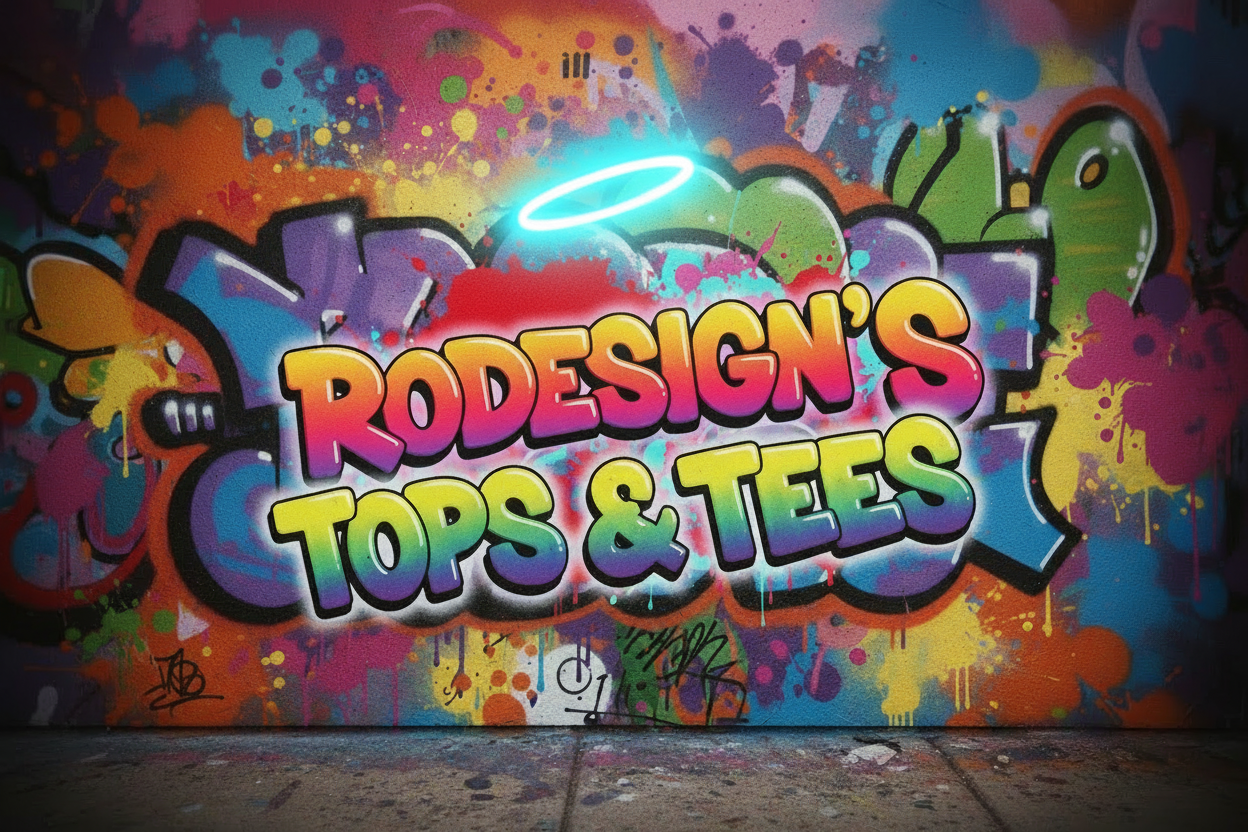 Tops & Tees Banner with Vivid Halo