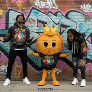 Graffiti 'Dream' All-Over Print Hoodie