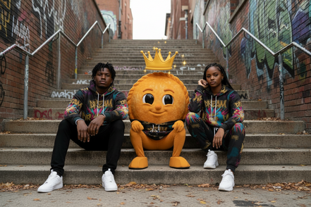Graffiti 'Dream' All-Over Print Hoodie