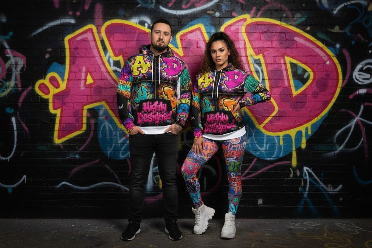 Two Models ADHD Hoodie