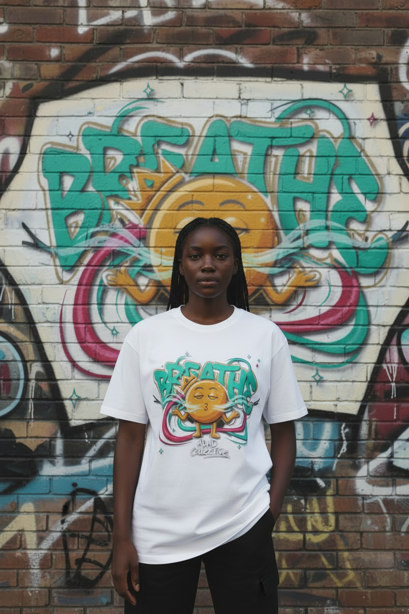 Woman BREATHE Mural