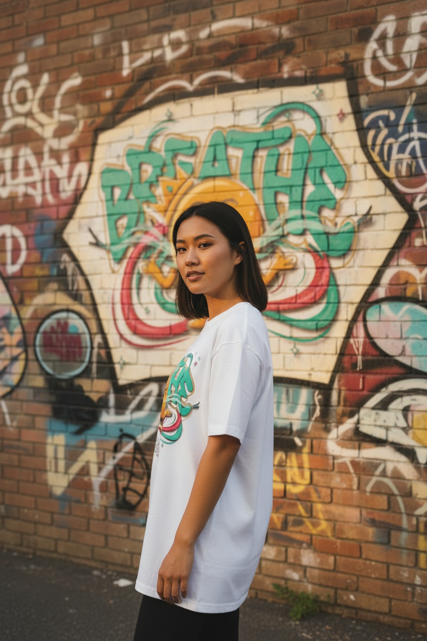 Woman Golden Hour Mural